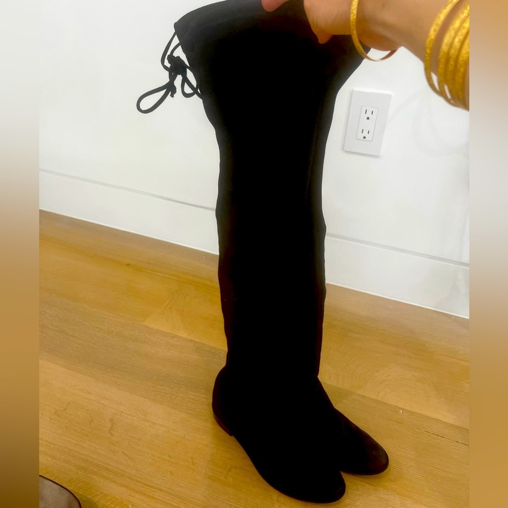 Stuart Weitzman over the knee suede boots